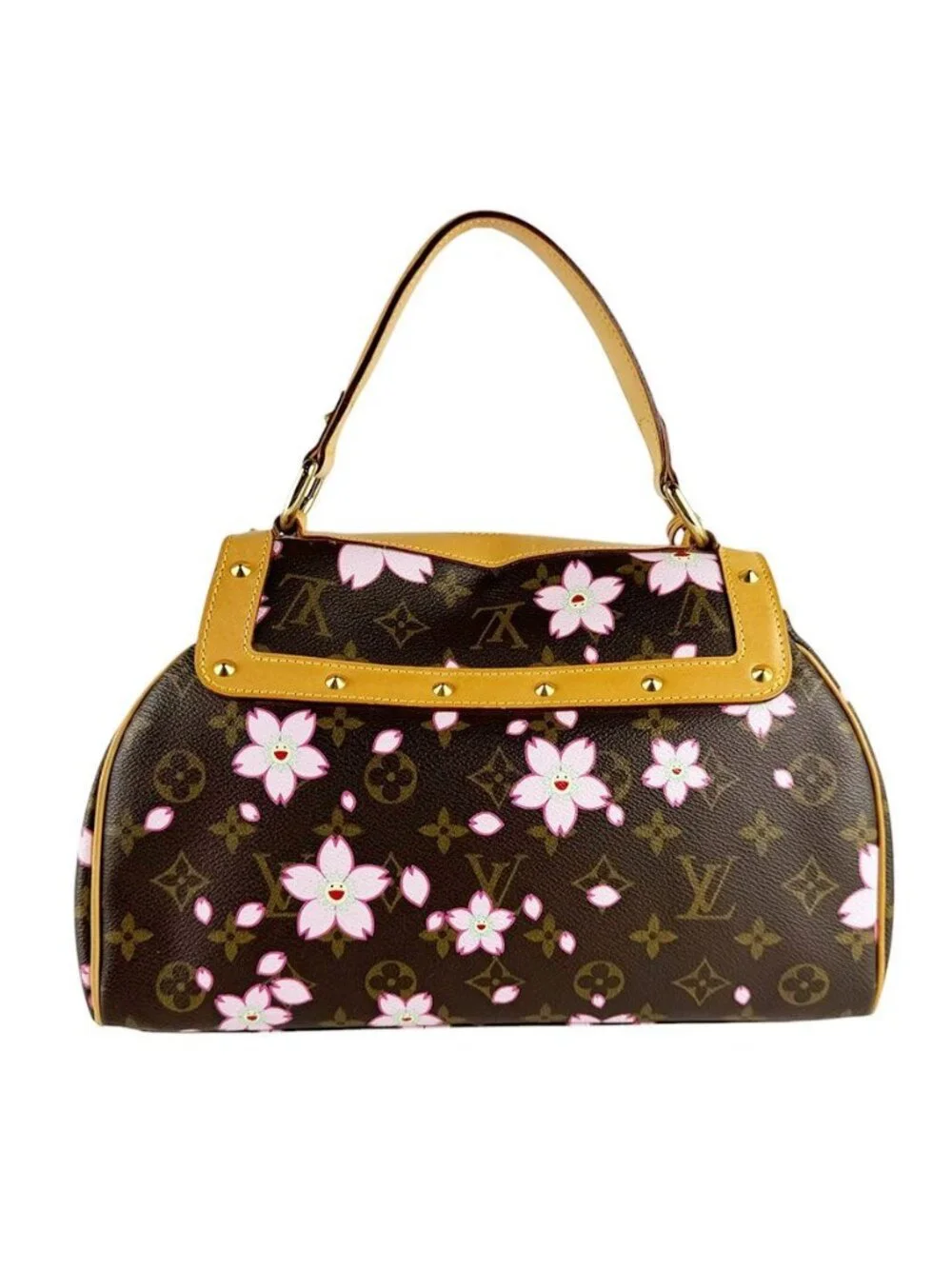 Louis Vuitton Handbag Monogram Cherry Blossom Sac Retro PM